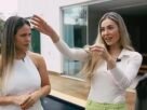 Paula Sperling e sua irmã Mônica Sperling avistam estranha criatura na floresta