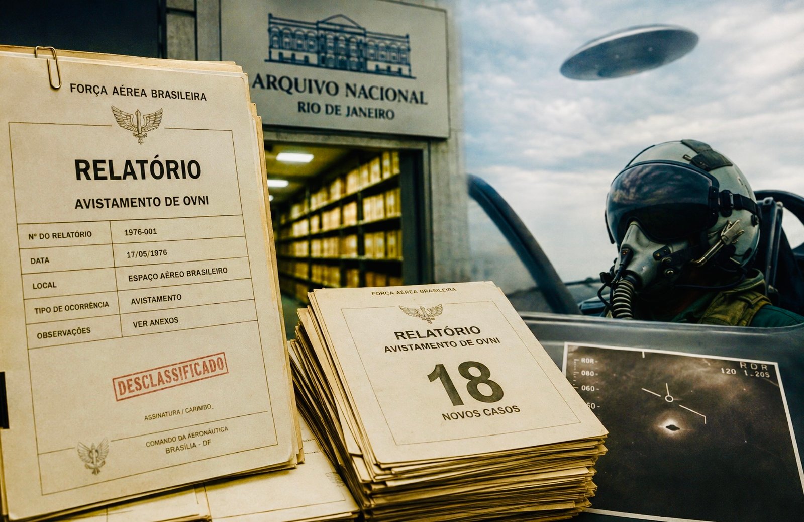 Documentos oficiais liberados pela FAB